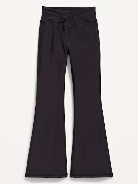 High-Waisted PowerSoft Twist-Front Flare Leggings for Girls