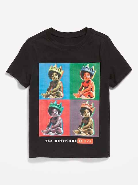 Short-Sleeve Unisex Licensed Graphic T-Shirt for Toddler - Black Jack