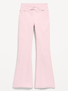 High-Waisted PowerSoft Twist-Front Flare Leggings for Girls