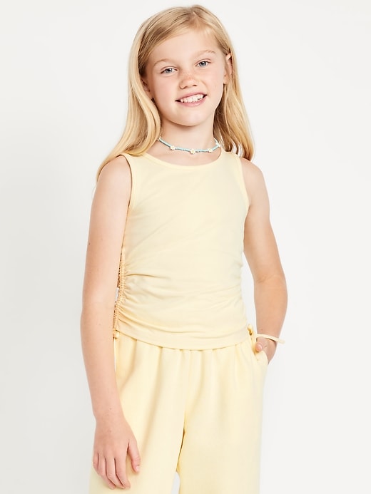 Image number 1 showing, Side-Ruched Tank Top for Girls