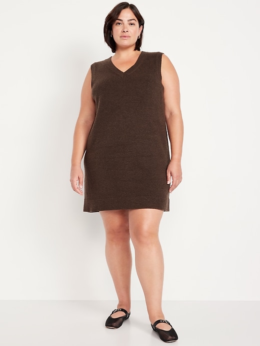 Image number 7 showing, SoSoft Sleeveless Mini Sweater Dress