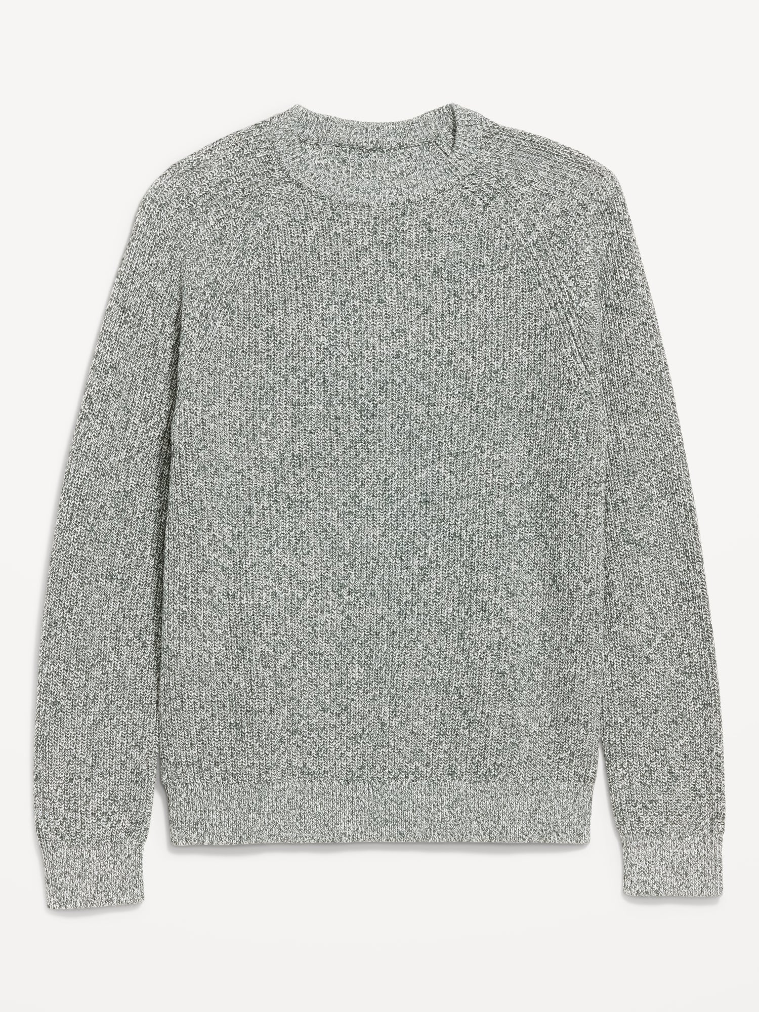 Crew-Neck Shaker-Stitch Sweater | Old Navy
