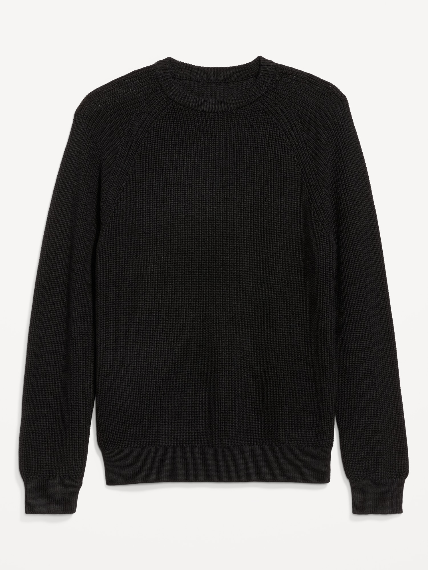 Crew-Neck Shaker-Stitch Sweater | Old Navy