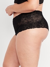 Image number 8 showing, Lace Boyshort Underwear