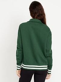 Image number 2 showing, SoComfy Oversized Half-Zip Sweatshirt