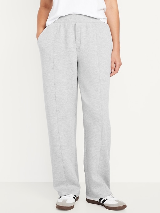 Image number 5 showing, High-Waisted Bounce Fleece Trouser Sweatpants