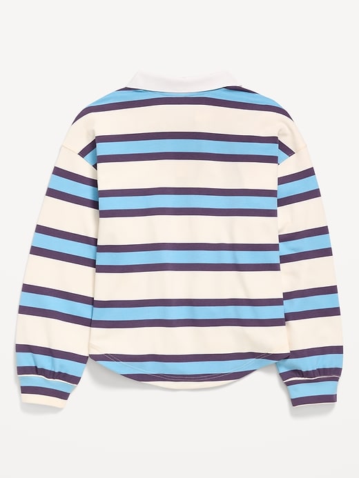 Image number 3 showing, Oversized Rugby Polo Shirt for Girls