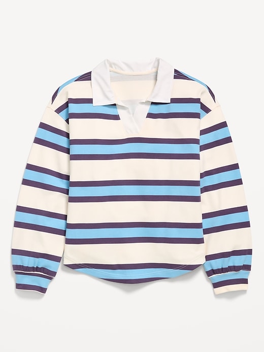 Image number 2 showing, Oversized Rugby Polo Shirt for Girls