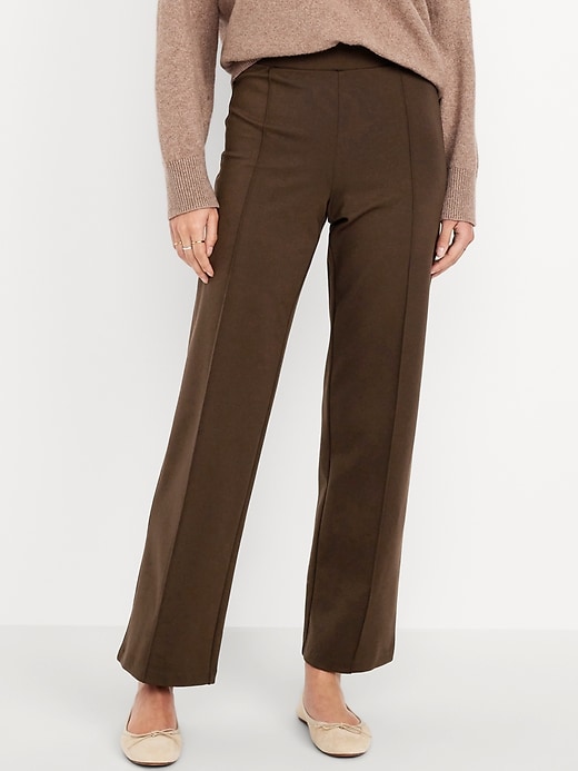 Image number 2 showing, Extra High-Waisted Stevie Straight Pants