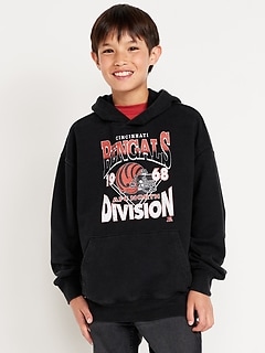 Cincinnati Bengals Oversized Pullover Hoodie for Boys