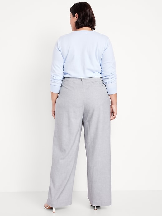 Image number 10 showing, Extra High-Waisted Taylor Wide-Leg Trouser Pants