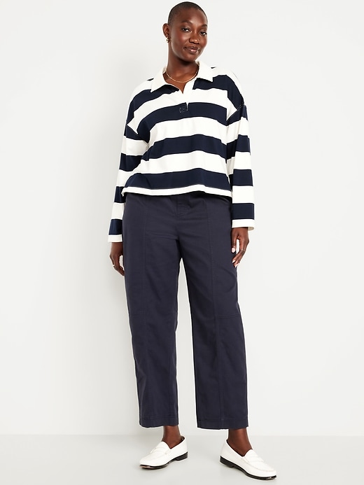 Image number 6 showing, High-Waisted Barrel Ankle Pants