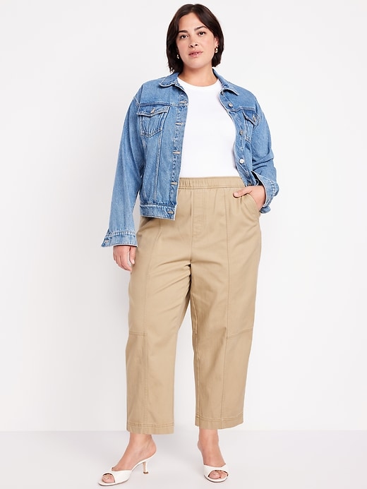 Image number 8 showing, High-Waisted Barrel Ankle Pants