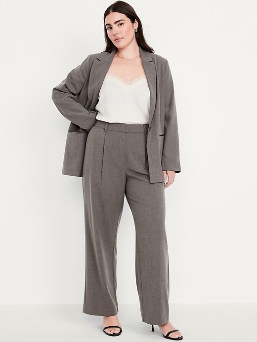 Image number 5 showing, Extra High-Waisted Taylor Wide-Leg Trouser Pants