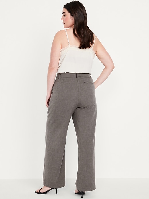Image number 6 showing, Extra High-Waisted Taylor Wide-Leg Trouser Pants