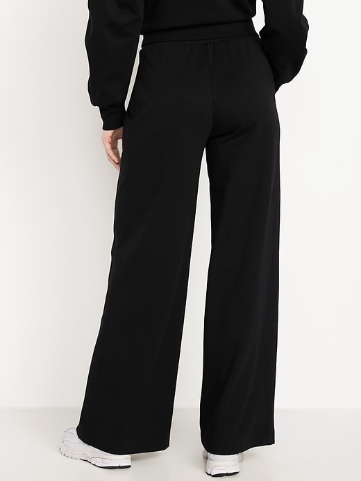 Image number 2 showing, Extra High-Waisted Dynamic Fleece Wide-Leg Sweatpants