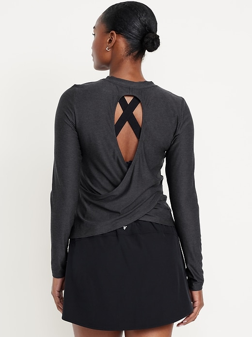 Image number 2 showing, CloudMotion Wrap-Back Top