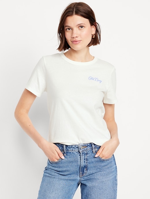 Image number 1 showing, EveryWear Crew-Neck Logo-Graphic T-Shirt