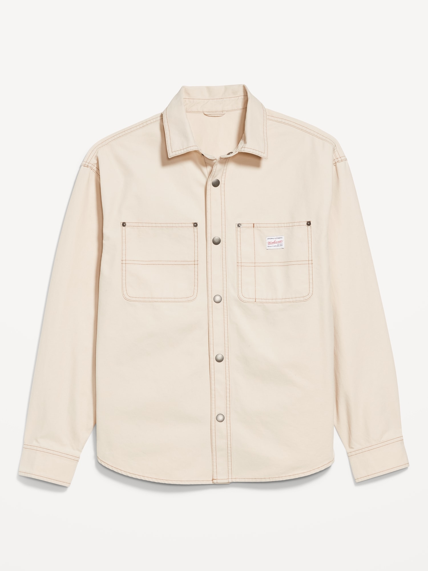 Oversized Canvas Workwear Shacket | Old Navy