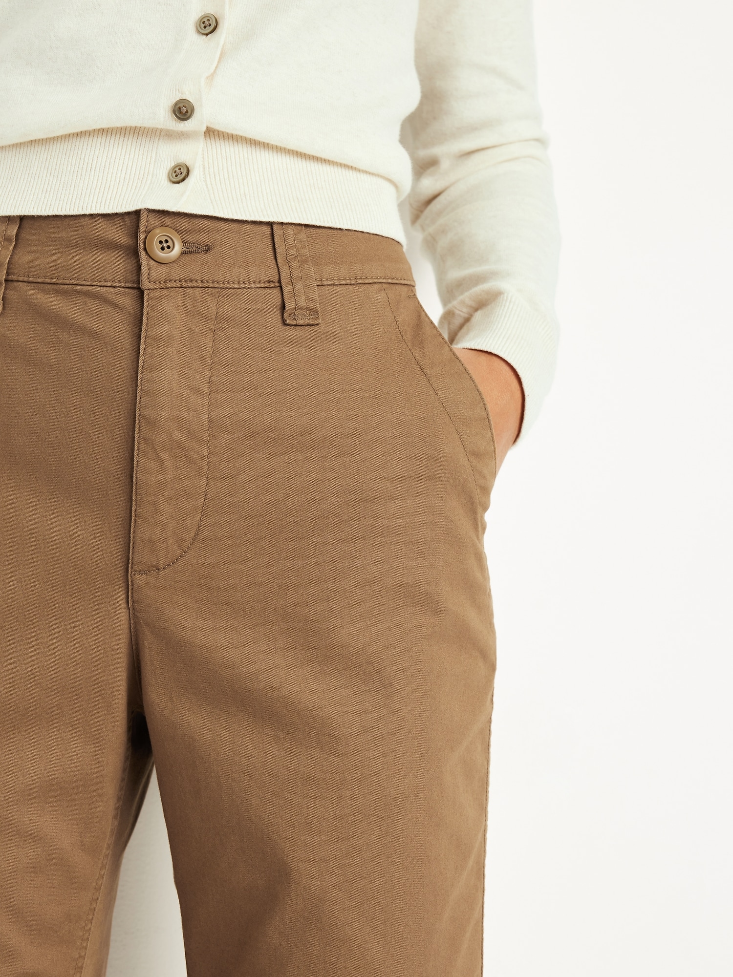 ANOGH アノフ/HIGH WAIST JQD PANTS (BROWN) ANOGH アノフ/HIGH WAIST JQD PANTS (BROWN)