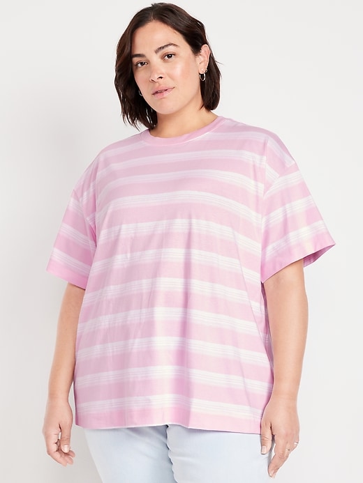 Image number 5 showing, Heavyweight Oversized Striped T-Shirt
