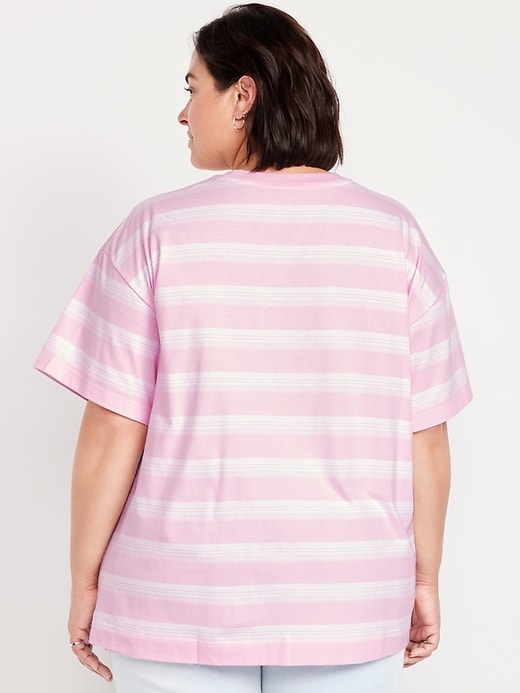 Image number 6 showing, Heavyweight Oversized Striped T-Shirt