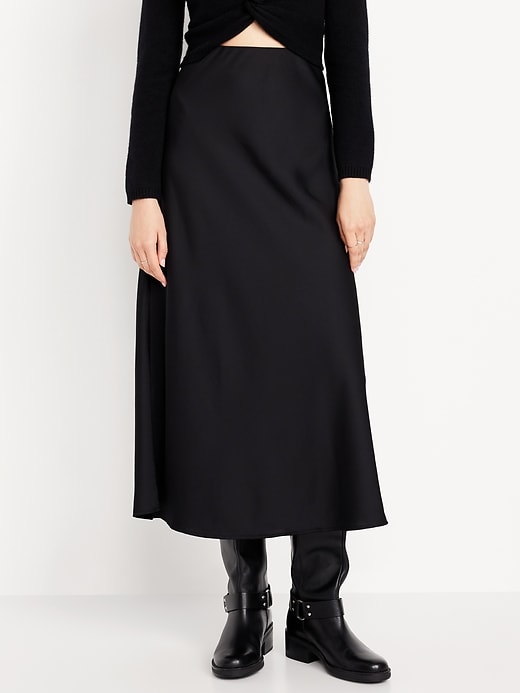 Image number 2 showing, Satin Maxi Skirt