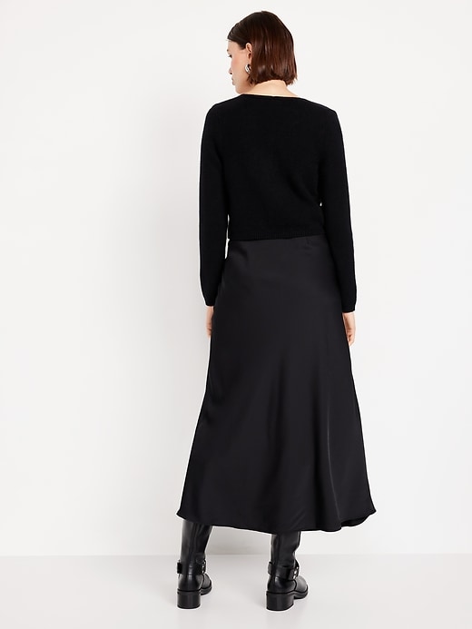 Image number 3 showing, Satin Maxi Skirt