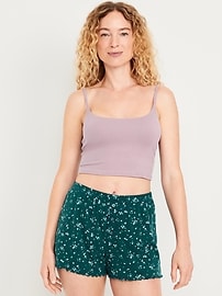 Image number 1 showing, Rib-Knit Brami Top