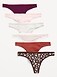 6-Pack Low-Rise Everyday Cotton Thong - image 5