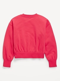 Image number 3 showing, Favorite Fleece Oversized Graphic Sweatshirt for Girls