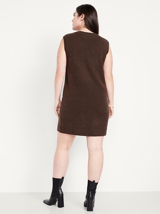 Image number 6 showing, SoSoft Sleeveless Mini Sweater Dress