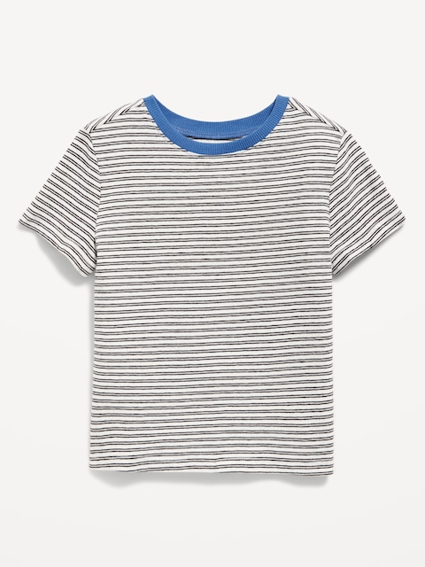 Unisex Short-Sleeve T-Shirt for Toddler - Blue Stripe