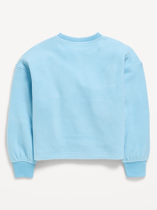 Image number 3 showing, Long-Sleeve Microfleece Top for Girls