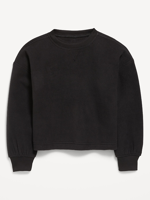 Image number 2 showing, Long-Sleeve Microfleece Top for Girls