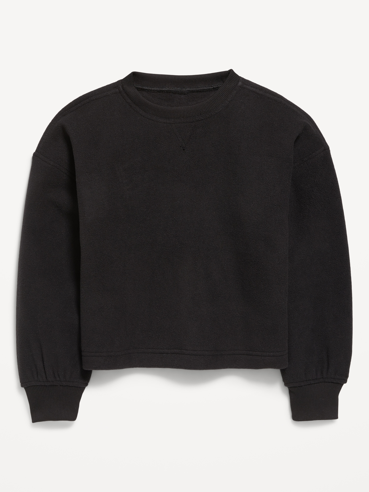 Long-Sleeve Microfleece Top for Girls