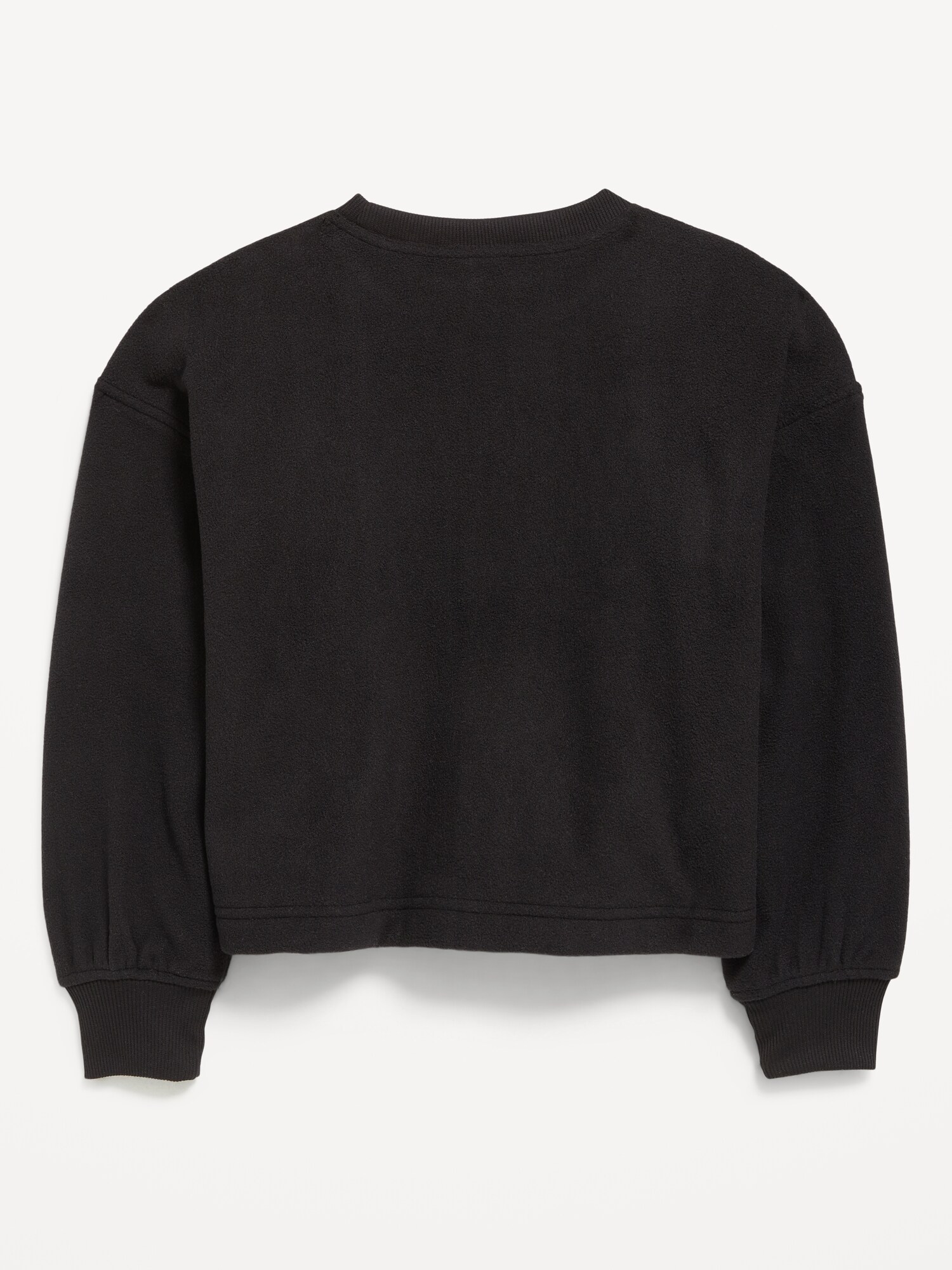 Long-Sleeve Microfleece Top for Girls