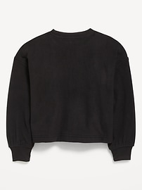 Image number 3 showing, Long-Sleeve Microfleece Top for Girls