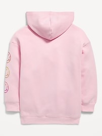 Image number 4 showing, Nirvana™ Oversized Graphic Tunic Pullover Hoodie for Girls