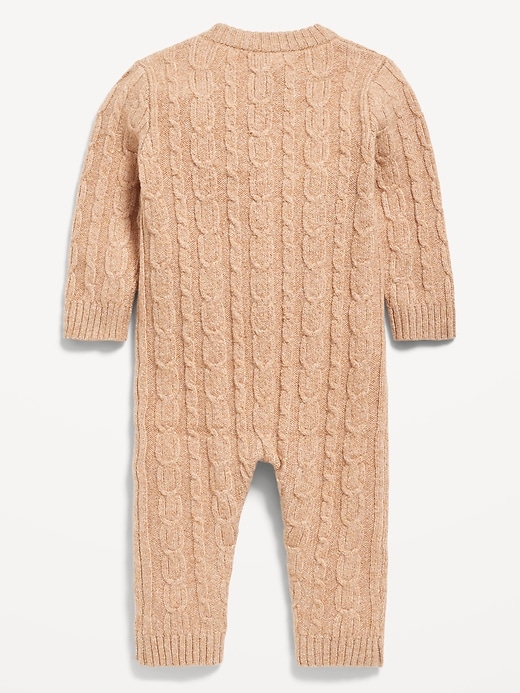 Image number 2 showing, SoSoft Cable-Knit One-Piece for Baby