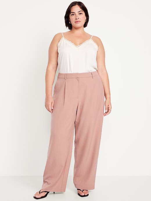 Image number 9 showing, Extra High-Waisted Taylor Wide-Leg Trouser Pants