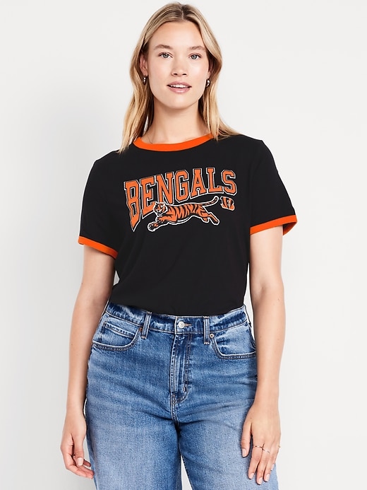 Image number 5 showing, NFL™ Cincinnati Bengals™ EveryWear Crew-Neck Ringer T-Shirt