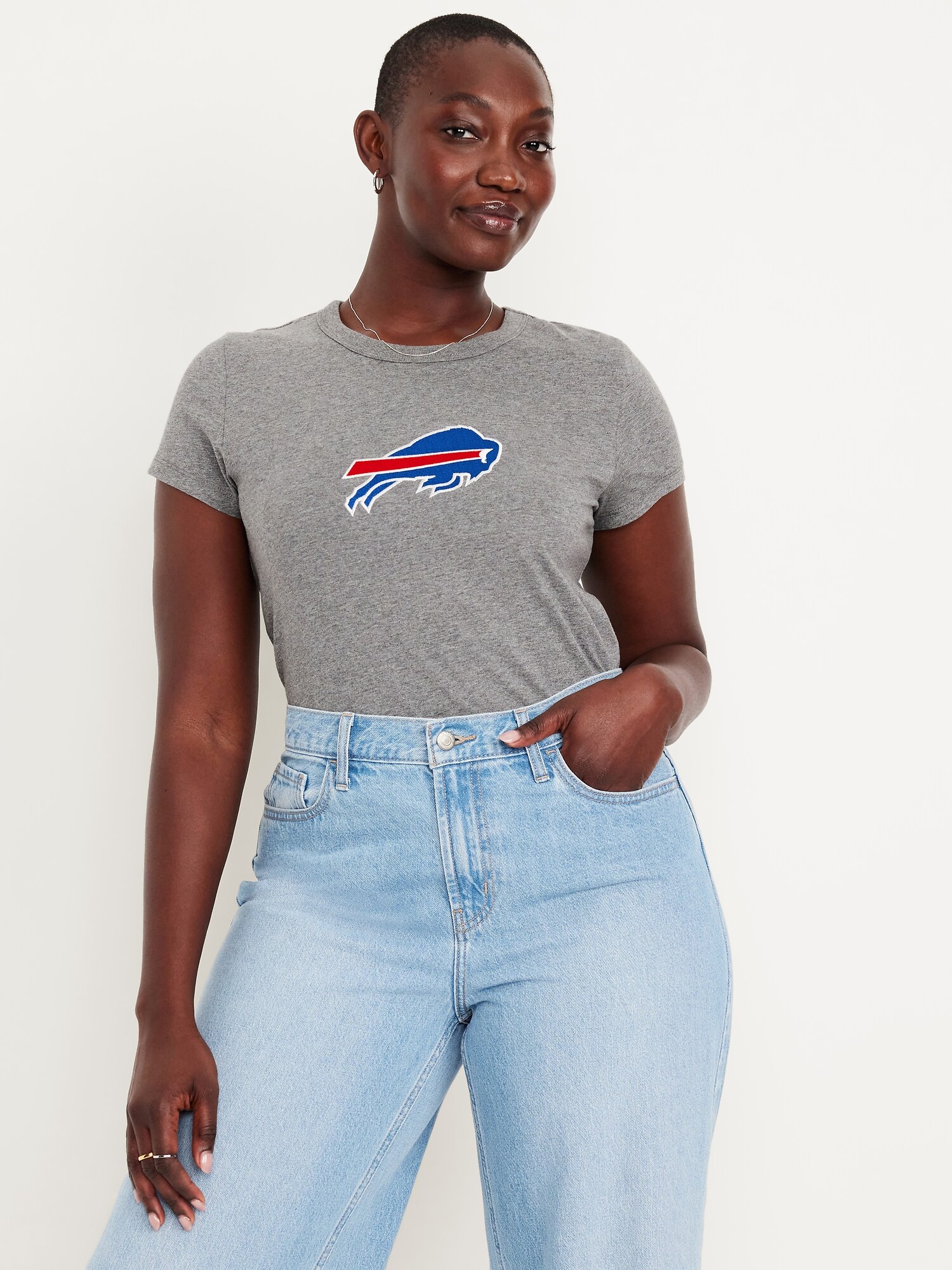 Женская футболка Old Navy Philadelphia Eagles Snug, цвет: Buffalo Bills — фото 5