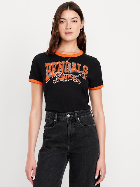 NFL™ Cincinnati Bengals™ EveryWear Crew-Neck Ringer T-Shirt - Cincinnati Bengals