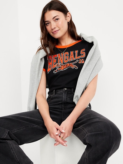 Image number 3 showing, NFL™ Cincinnati Bengals™ EveryWear Crew-Neck Ringer T-Shirt