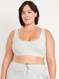 Image number 6 showing, Ruched Cotton Bralette