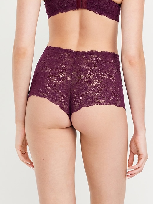 Image number 2 showing, Lace Boyshort Underwear