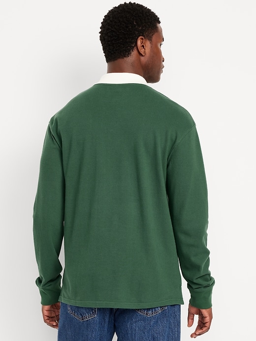 Image number 2 showing, Long-Sleeve V-Neck Polo