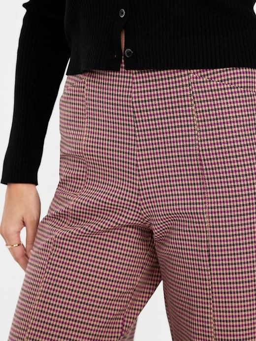Image number 5 showing, High-Waisted Pull-On Pixie Wide-Leg Pants