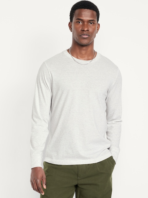 Long-Sleeve Rotation T-Shirt - Light Heather Gray